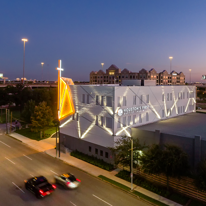 houston's first baptist church-downtown